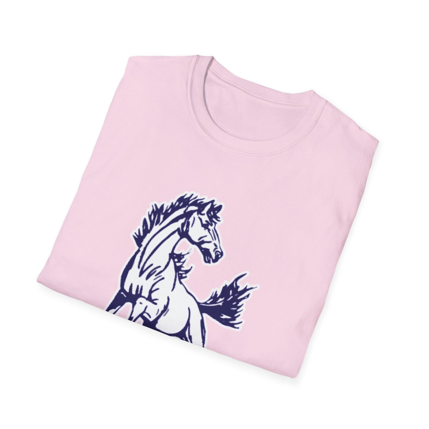 Horse Graphic Unisex Softstyle T-Shirt, Equestrian Gift, Animal Lover Tee, Casual Wear, Unique Horse Lover Shirt
