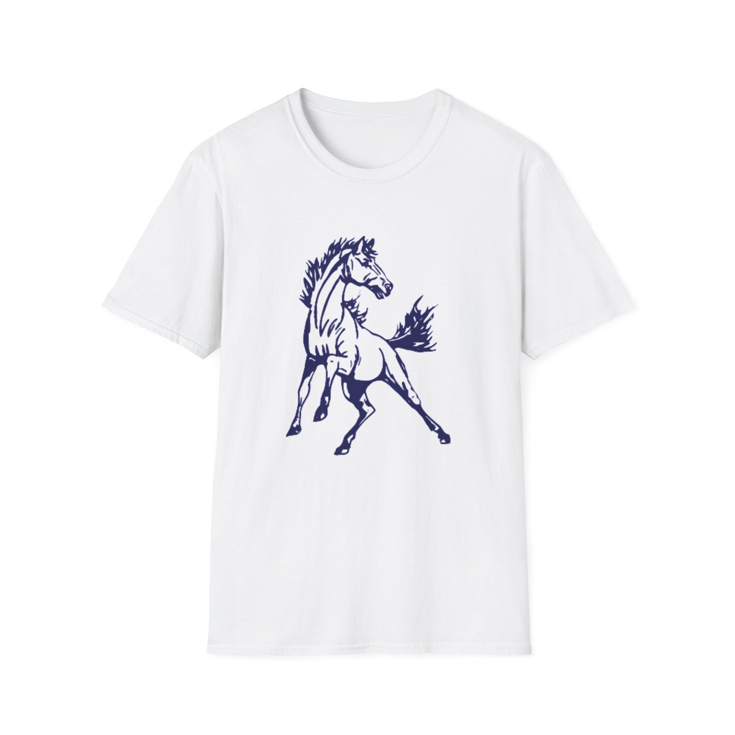 Horse Graphic Unisex Softstyle T-Shirt, Equestrian Gift, Animal Lover Tee, Casual Wear, Unique Horse Lover Shirt
