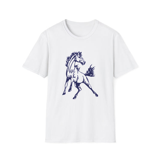 Horse Graphic Unisex Softstyle T-Shirt, Equestrian Gift, Animal Lover Tee, Casual Wear, Unique Horse Lover Shirt
