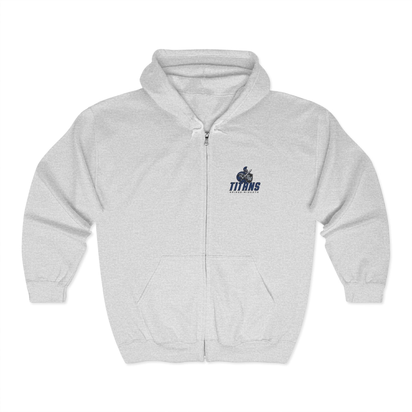Unisex Heavy Blend™ Full Zip Hooded Sweatshirt - Cozy Titans Hoodie for Sports, Casual Wear, Team Spirit, Gifts, Fall Fashion