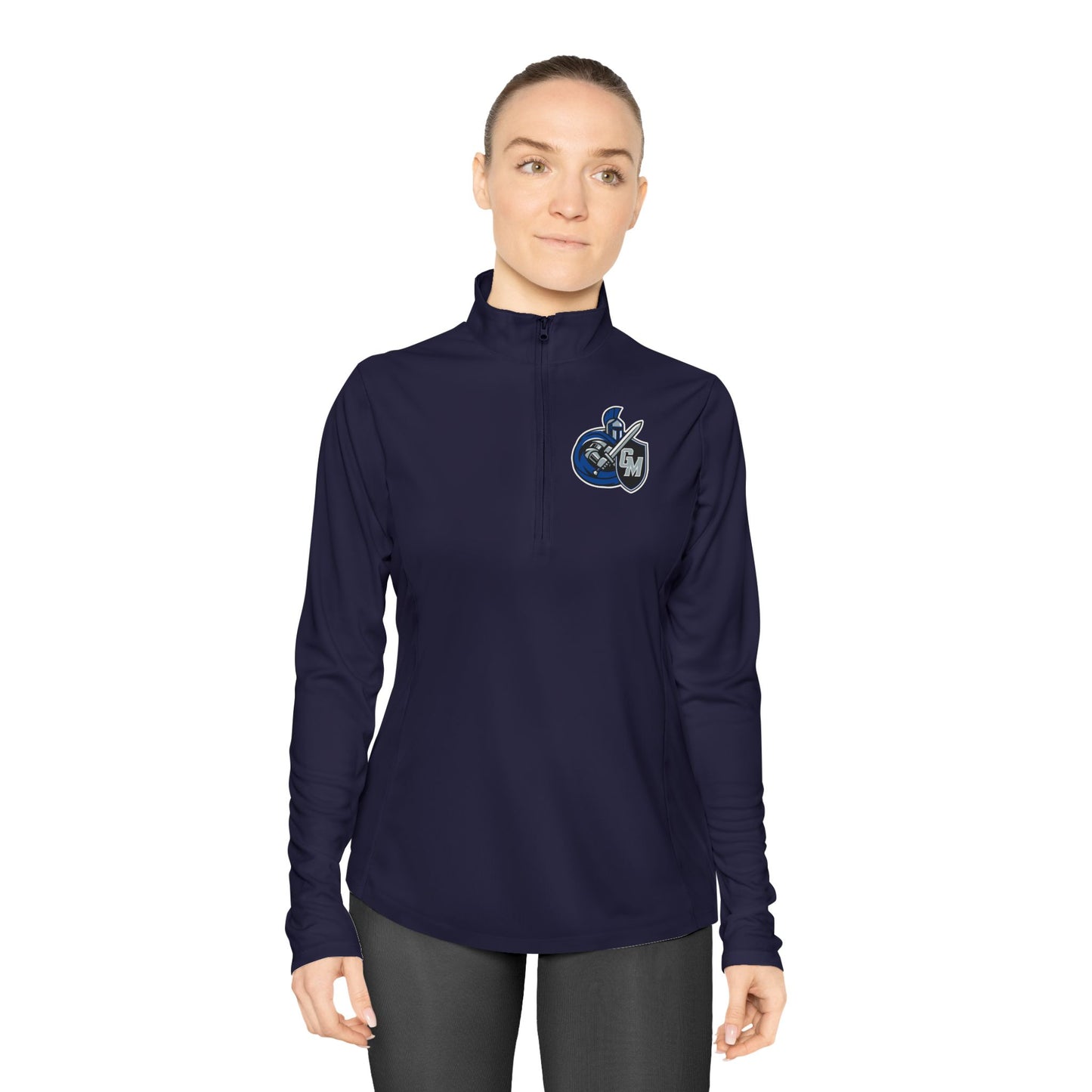 Stylish Ladies Quarter-Zip Pullover for Active Women, Lightweight Sportswear, Perfect for Outdoors, Gift for Her
