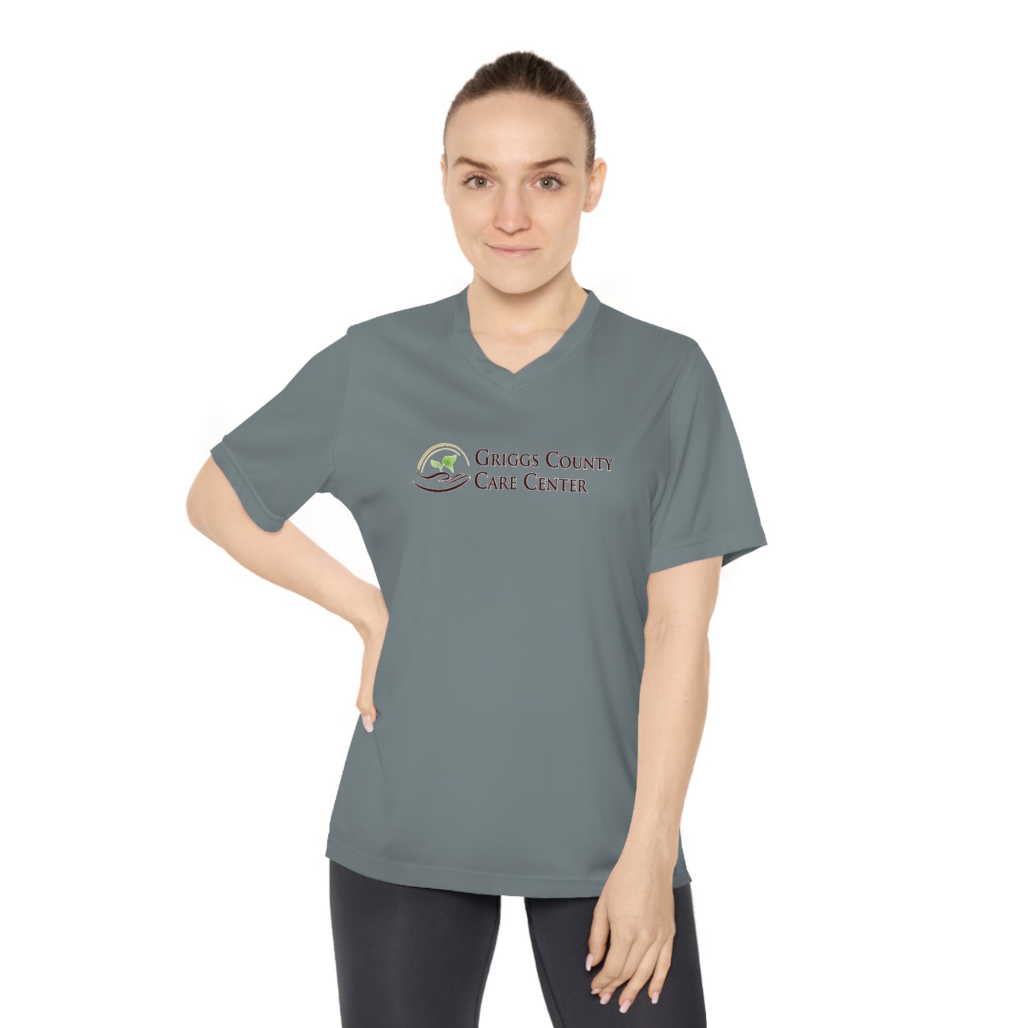 Comfortable Women's Performance V-Neck T-Shirt for Active Living, Workout Tee, Fitness Apparel, Gift for Her, Casual Wear