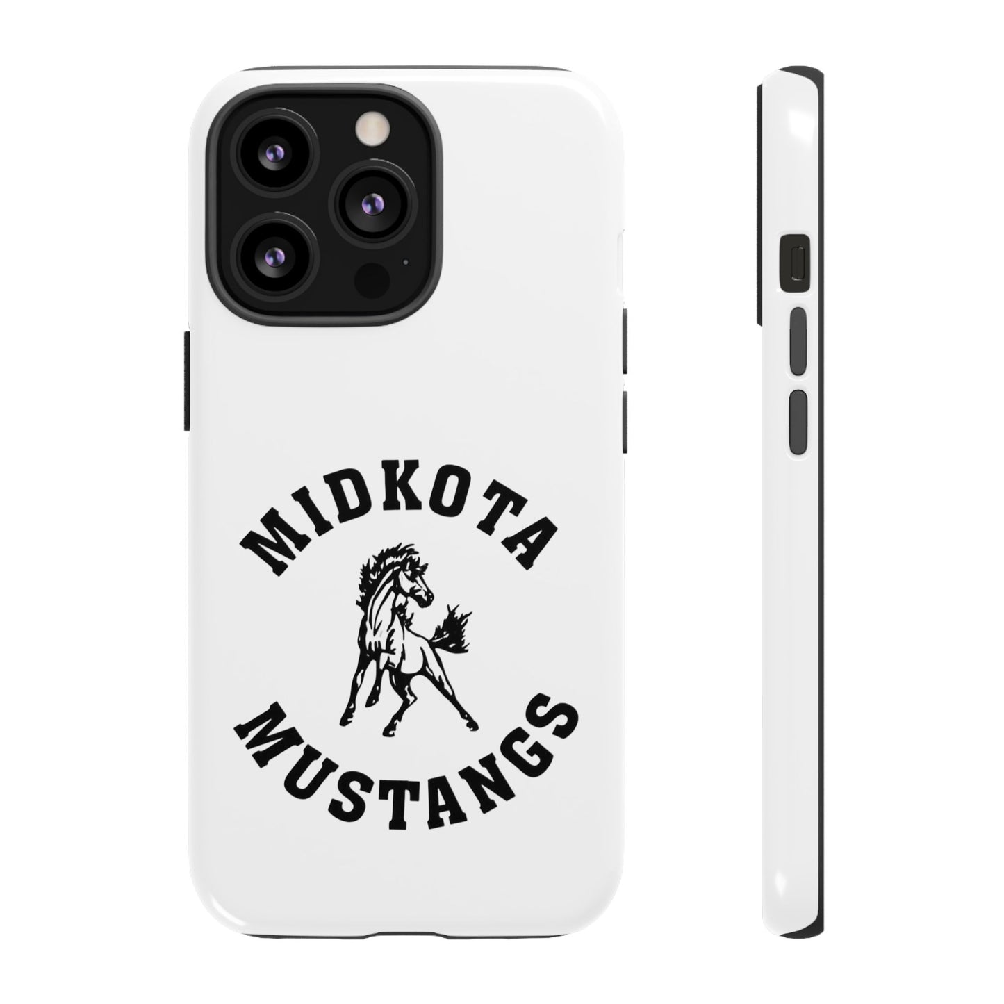 Midkota Mustangs Phone Case | Tough Cases, Customizable, Horse Lover Gift, School Spirit, Durable Protection for All Occasions