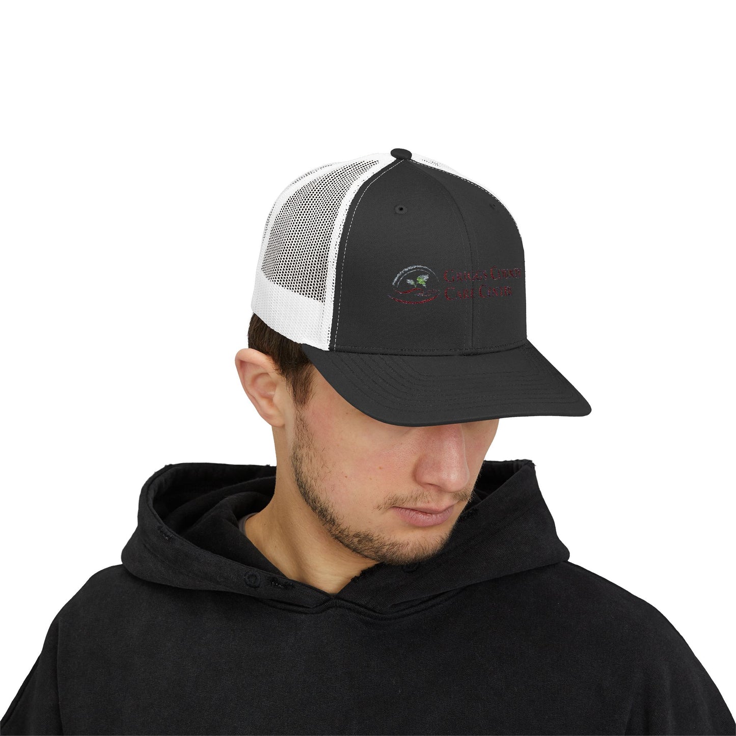 Trendy Gray Snapback Trucker Cap for Everyday Style, Gifts for Him, Custom Hats for Events, Outdoor Accessories, Casual Wear