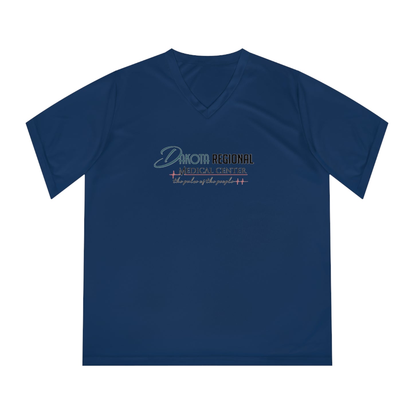 Women's V-Neck Performance Tee - Dakota Regional Medical Center, Workout Shirt, Sportswear, Fitness Apparel, Gift for Healthcare Workers