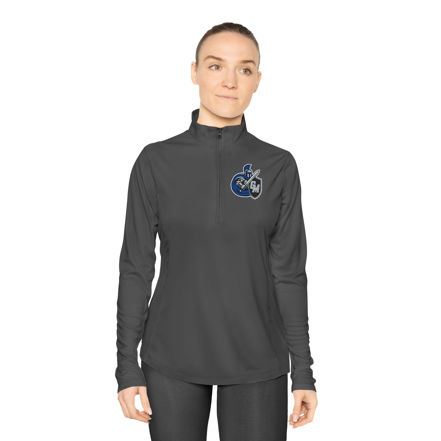 Stylish Ladies Quarter-Zip Pullover for Active Women, Lightweight Sportswear, Perfect for Outdoors, Gift for Her