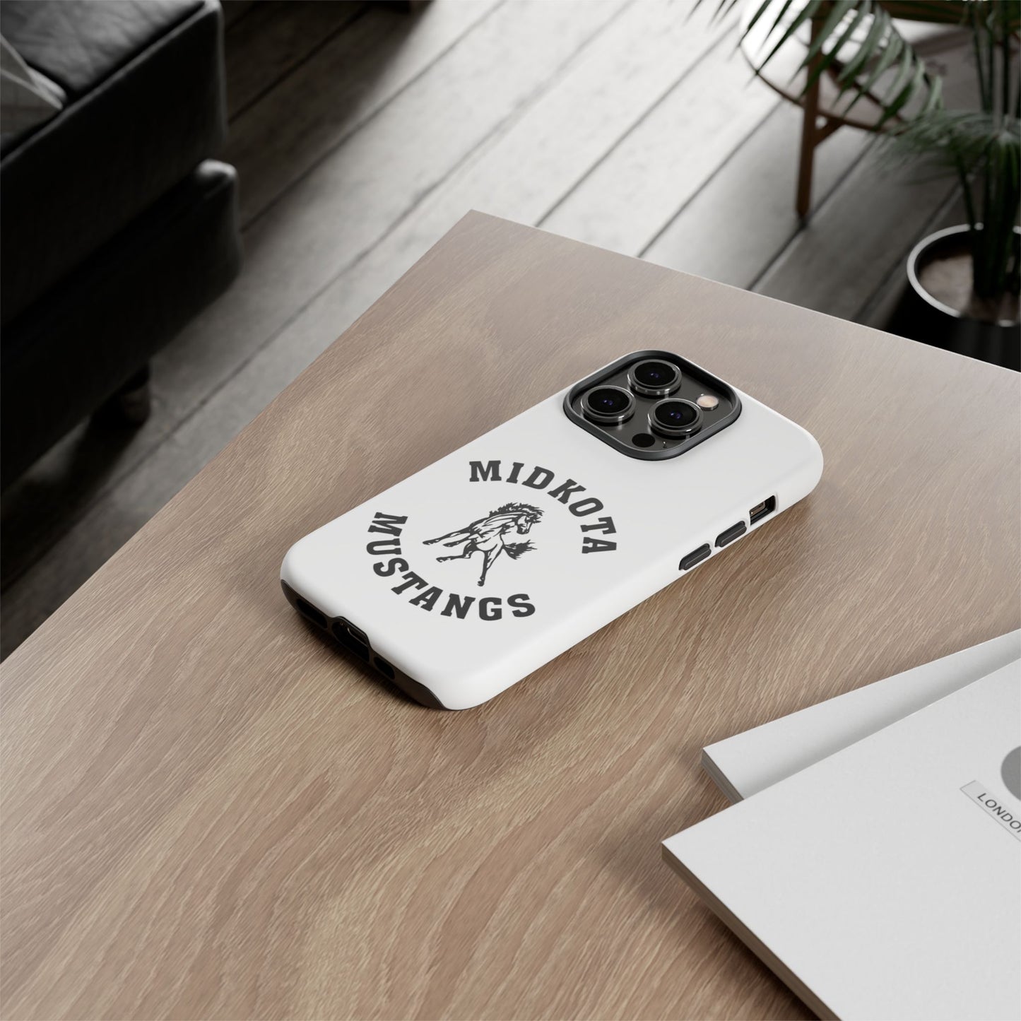 Midkota Mustangs Phone Case | Tough Cases, Customizable, Horse Lover Gift, School Spirit, Durable Protection for All Occasions