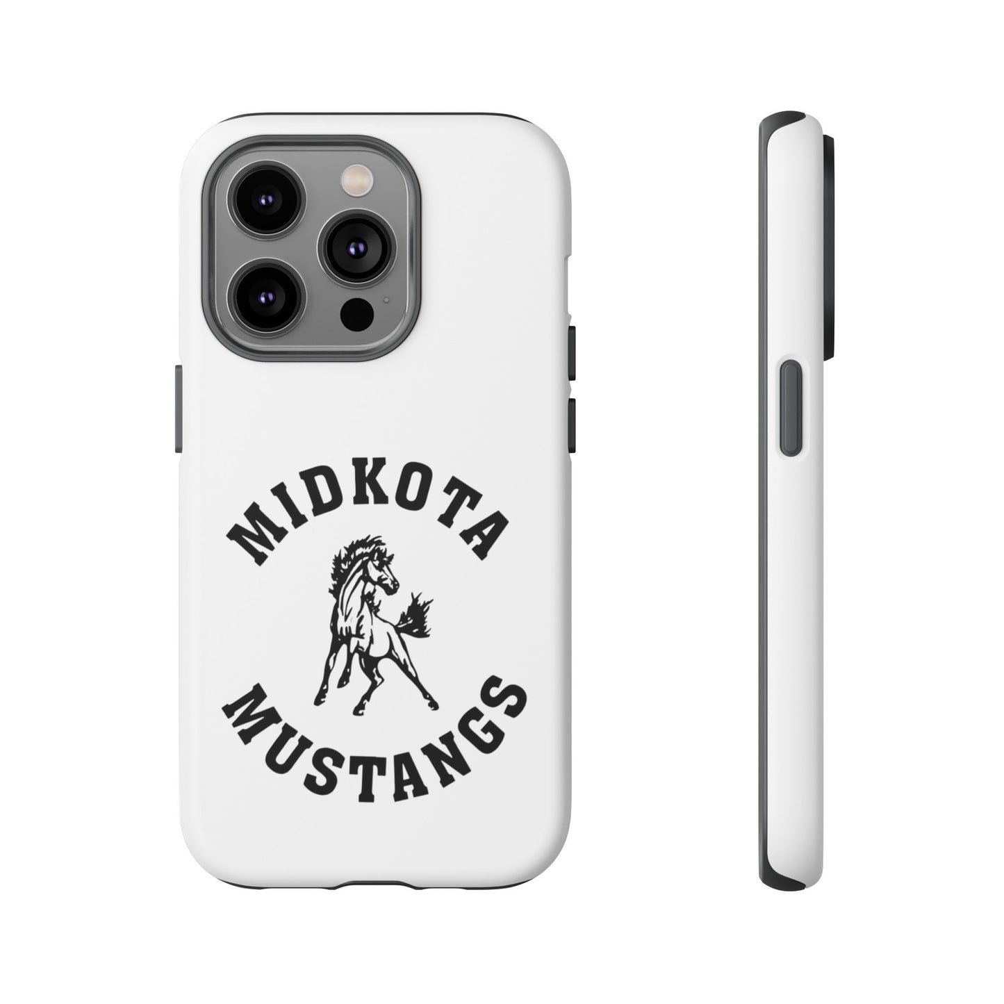 Midkota Mustangs Phone Case | Tough Cases, Customizable, Horse Lover Gift, School Spirit, Durable Protection for All Occasions
