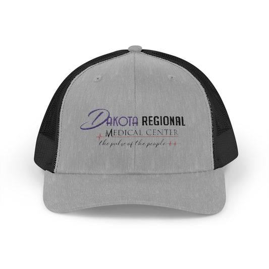 Dakota Regional Medical Center Snapback Trucker Cap, Custom Hat, Casual Everyday Wear, Gift for Him, Summer Accessory