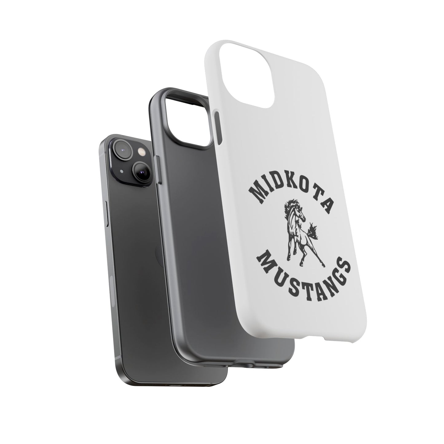 Midkota Mustangs Phone Case | Tough Cases, Customizable, Horse Lover Gift, School Spirit, Durable Protection for All Occasions