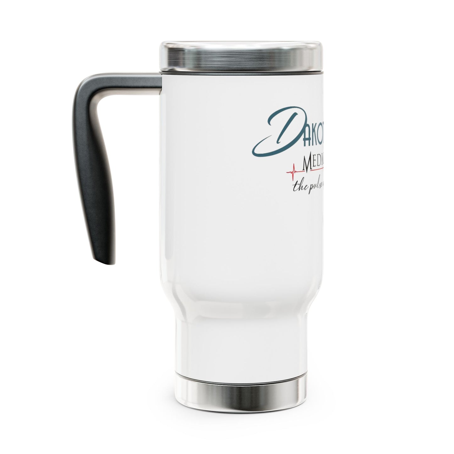 Personalized Stainless Steel Travel Mug, Custom Coffee Cup, Medical Center Gift, Travel Beverage Holder, Perfect for Commuters
