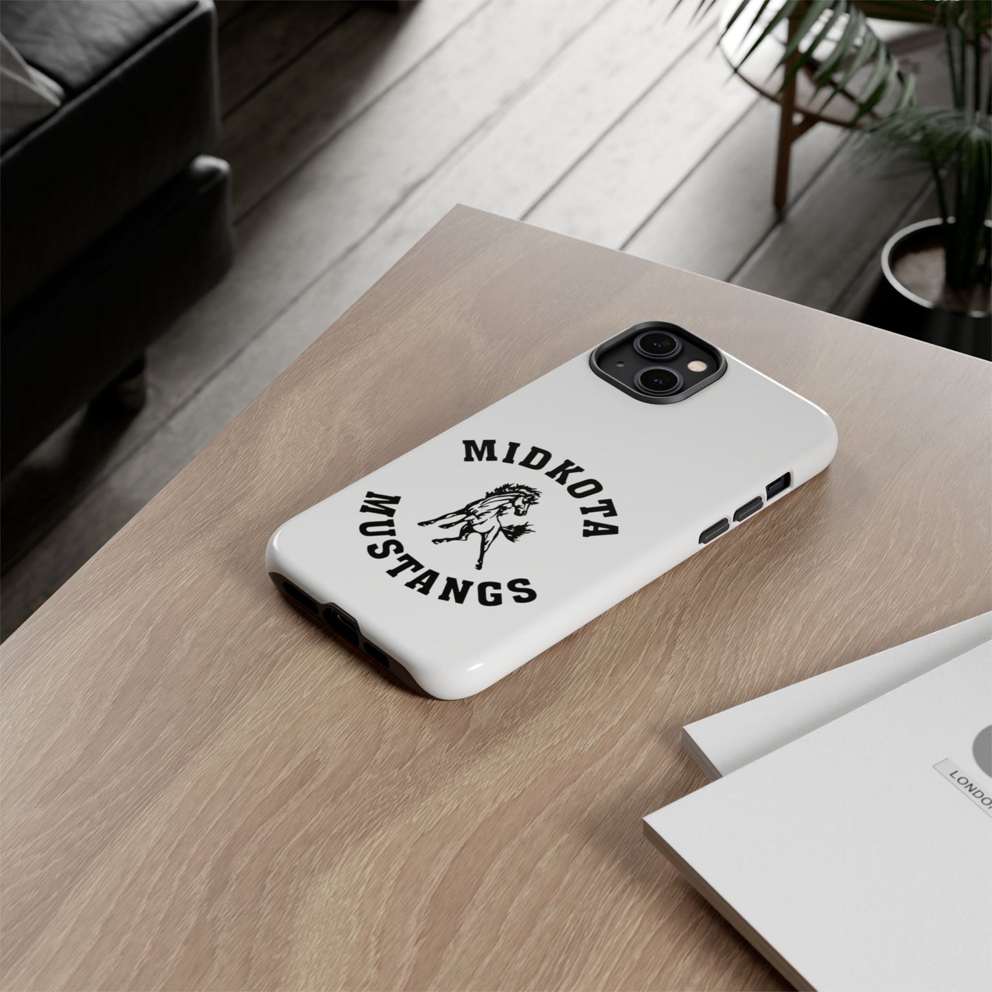Midkota Mustangs Phone Case | Tough Cases, Customizable, Horse Lover Gift, School Spirit, Durable Protection for All Occasions