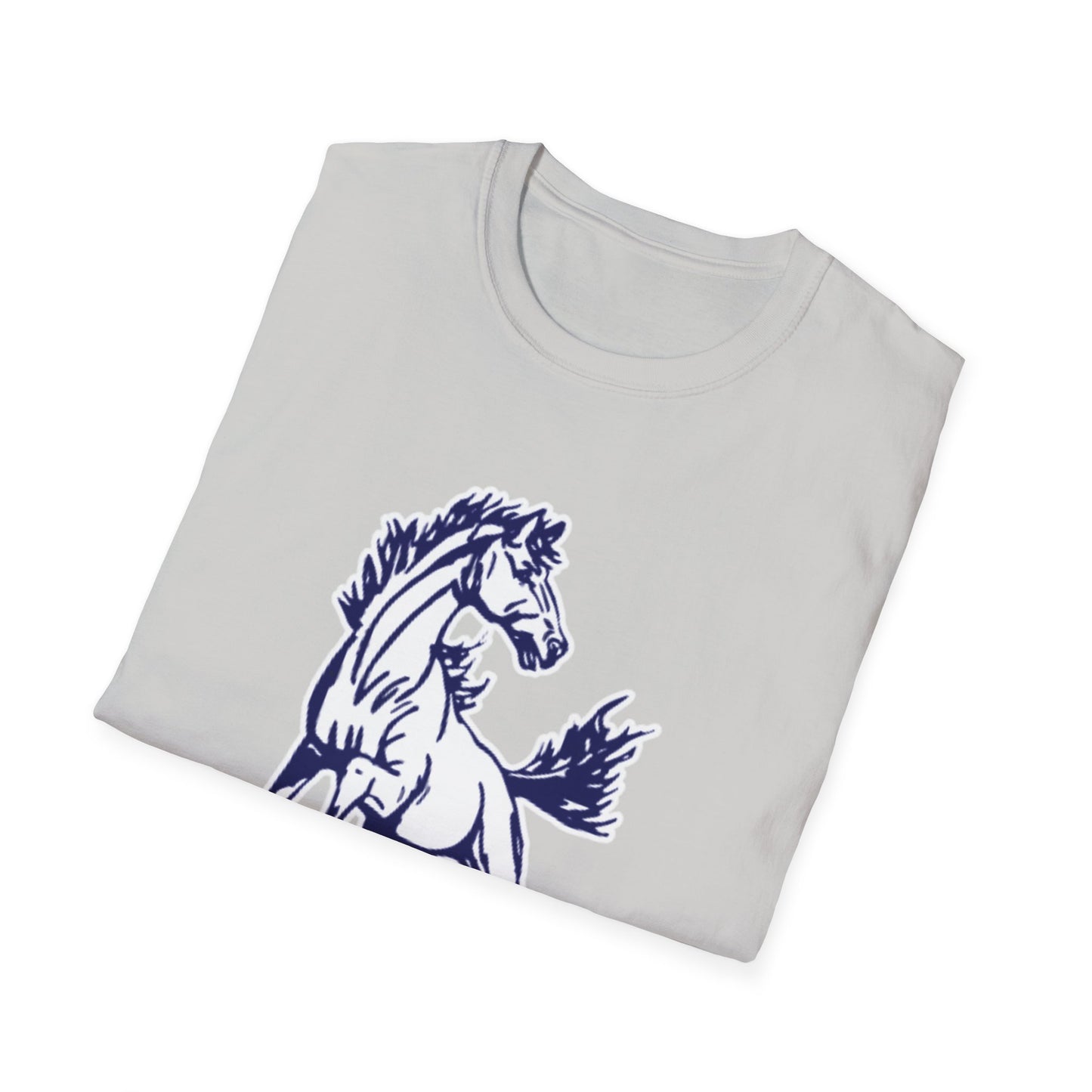 Horse Graphic Unisex Softstyle T-Shirt, Equestrian Gift, Animal Lover Tee, Casual Wear, Unique Horse Lover Shirt
