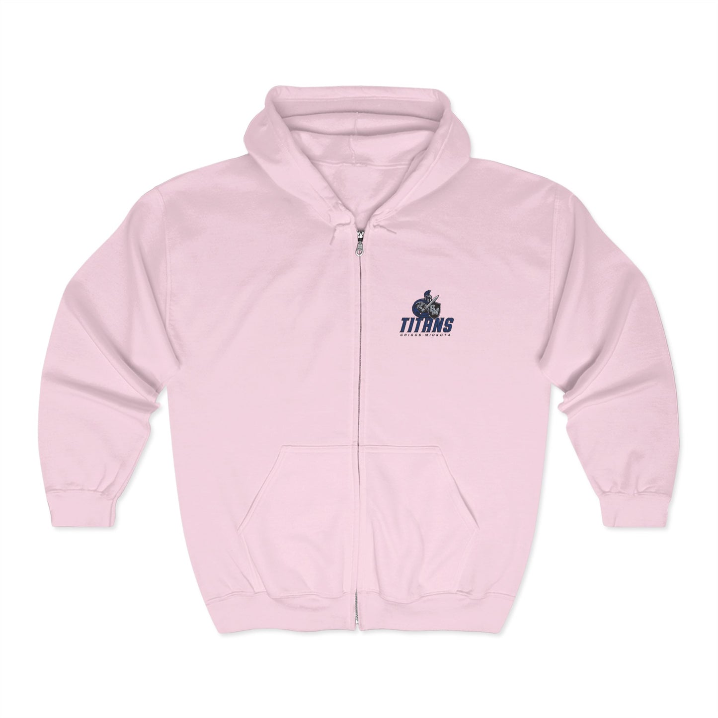 Unisex Heavy Blend™ Full Zip Hooded Sweatshirt - Cozy Titans Hoodie for Sports, Casual Wear, Team Spirit, Gifts, Fall Fashion